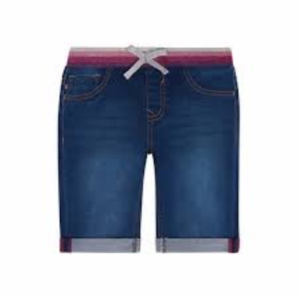 NWT VIGOSS GIRLS GLITTER WAISTBAND BERMUDA SHORTS - Picture 2 of 6